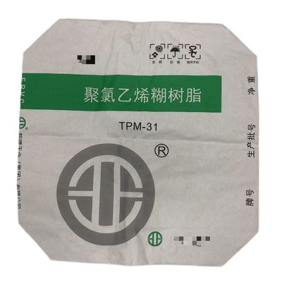 Bolsas de papel industrial de paredes múltiples perforadas para resina de pasta de polietileno