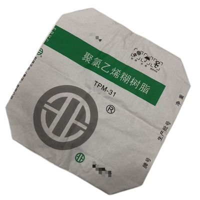 Bolsas de papel industrial de paredes múltiples perforadas para resina de pasta de polietileno