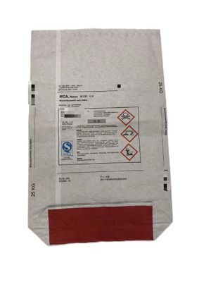 25 kg Bolsas de papel de pared múltiple Cuadrado Fondo boca abierta para el embalaje químico