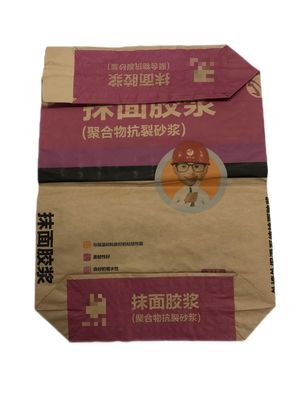 Bolsas de papel de paredes múltiples de válvula para el mortero de embalaje conveniente y confiable