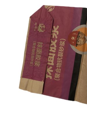 Bolsas de papel de paredes múltiples de válvula para el mortero de embalaje conveniente y confiable