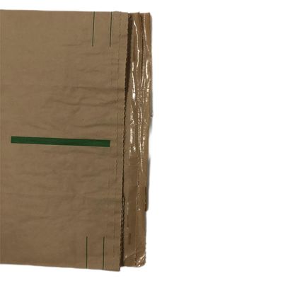 Bolsas de papel de fondo de pellizco personalizadas para aditivos alimenticios selladas térmicamente y con boca trapezoidal