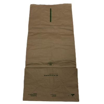 Bolsas de papel de fondo de pellizco personalizadas para aditivos alimenticios selladas térmicamente y con boca trapezoidal