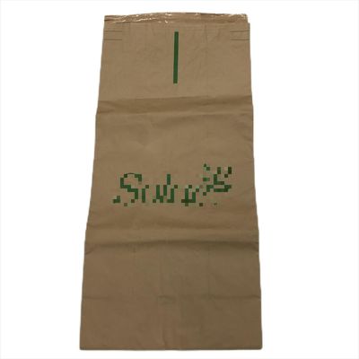Bolsas de papel de fondo de pellizco personalizadas para aditivos alimenticios selladas térmicamente y con boca trapezoidal
