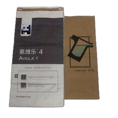 Bolsas de papel de pared múltiple para envases de polvos y gránulos en productos alimenticios industriales químicos médicos