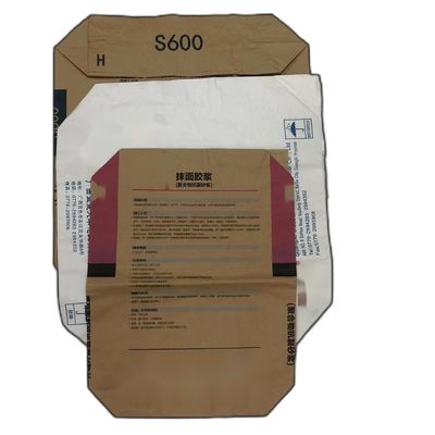 Bolsas de papel con válvula pegada biodegradable de calidad alimentaria impermeable a la humedad