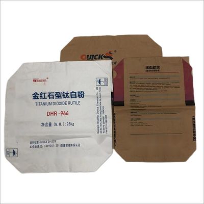 Bolsa de papel de válvula de tamaño personalizado para soluciones de embalaje de la industria química