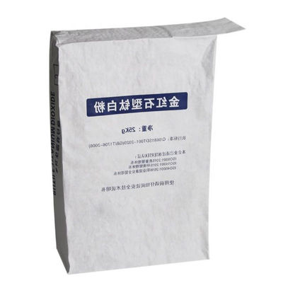 Bolsas de papel de válvula para el llenado rápido y preciso de cemento masilla materiales de construcción productos químicos alimentos