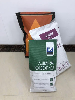 Bolsas de papel industriales ecológicas con sellado adhesivo de fondo de pellizco y tamaño personalizado para envases de alimentos