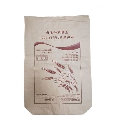 Calidad alimenticia Bolsas de papel de sellado térmico Embalaje Leche en polvo Harina Aditivos alimenticios