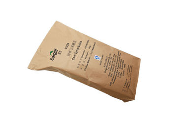 2 capas 3 capas de 25kg soldaron el bolso de papel del paquete en caliente de la harina de Kraft del llano de las bolsas de papel