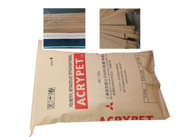 Relleno de alta velocidad biodegradable cosido prenda impermeable de la boca de las bolsas de papel abiertas de Multiwall