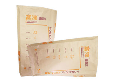 Categoría alimenticia de empaquetado de papel del bolso de Kraft del sellado caliente Brown blanco para Synanthrin