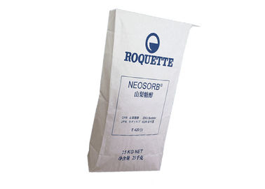 Bolso que embala de múltiples capas pegado tamaño de encargo 20kg 25kg de las bolsas de papel de Multiwall de la válvula
