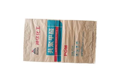 Sacos multi durables del papel de empapelar del pegamento del sello estabilidad de múltiples capas caliente de las bolsas de papel de la buena