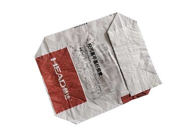 Bolsas de papel pegadas saco de encargo 40kg resistente de Multiwall de la válvula de la válvula del cemento