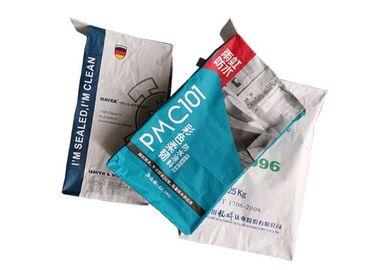 3 capas 25kg 50kg pegaron las bolsas de papel durables de la parte inferior del bloque de las bolsas de papel de Multiwall de la válvula