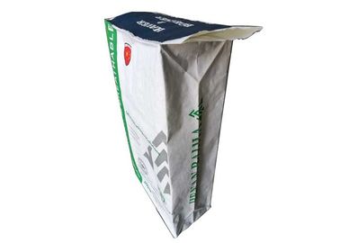 tipo de múltiples capas de la válvula de las bolsas de papel de 25kg 30kg 50kg Kraft para el polvo adhesivo de la masilla de la pared de la teja