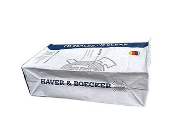 Bolsas de papel de la parte inferior plana de las bolsas de papel de Multiwall Kraft de 3 capas con el trazador de líneas del PE dentro