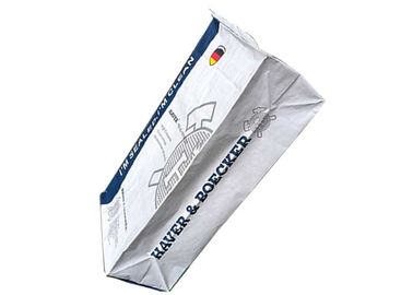 Bolsas de papel de la válvula de 3 capas para el tamaño modificado para requisitos particulares yeso e imprimir capacidad grande