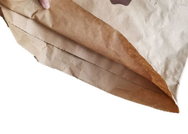 bolsas de papel abiertas cosidas 25kg de Multiwall de la boca