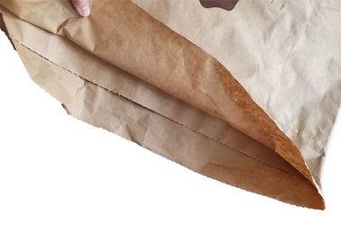 La comida impermeable del papel de Kraft empaqueta la contaminación biodegradable reciclable fácil de abrir libre