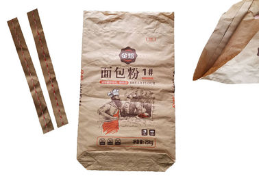 20kg 25kg 120gsm laminó las bolsas de papel de Kraft