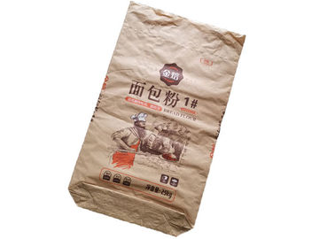 20kg 25kg 120gsm laminó las bolsas de papel de Kraft