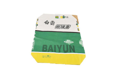 Gránulos del azufre de las bolsas de papel de la válvula de la categoría alimenticia que embalan no los sacos del papel de Multiwall del olor