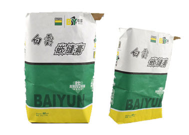 El papel de empapelar multi biodegradable despide las bolsas de papel de empaquetado del cemento del polvo de la harina de la arena
