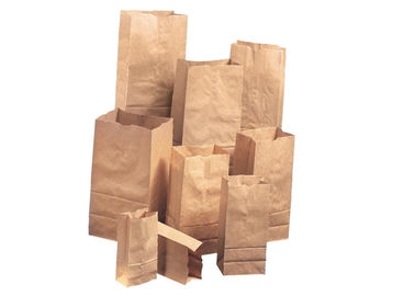 Bolsas de papel de la parte inferior del bloque de la categoría alimenticia para la higiene de leche en polvo que empaqueta 60g-120g/M2
