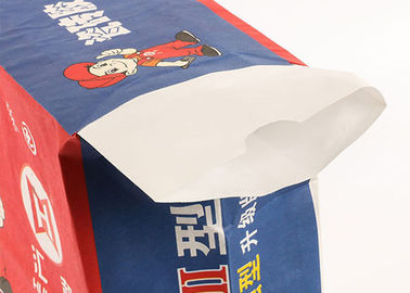 Parte inferior blanca modificada para requisitos particulares del cuadrado de la bolsa de papel de Brown Kraft con la laminación separada de la película