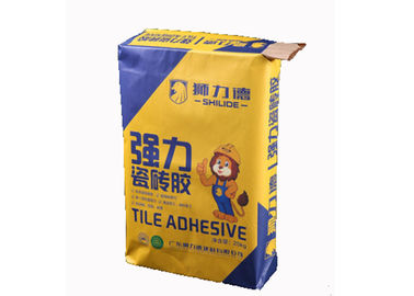 El logotipo de encargo imprimió las bolsas de papel de la válvula portador fuerte de 1-3 capas 60g-120g/M2