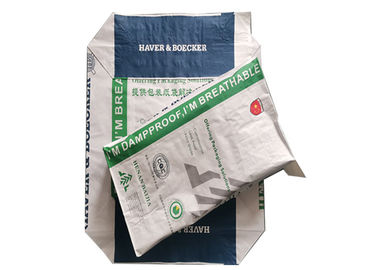 Las bolsas de papel industriales de 3 capas modificaron portador fuerte de la talla 20kg para requisitos particulares 25kg 50kg