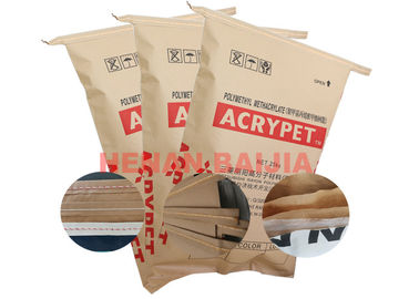Impresión abierta cosida perforada industrial 60g - 120g/M2 de Flexo de las bolsas de papel de Multiwall de la boca