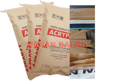 Impresión abierta cosida perforada industrial 60g - 120g/M2 de Flexo de las bolsas de papel de Multiwall de la boca