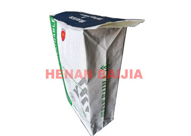 Parte inferior de costura cuadrada de las bolsas de papel de múltiples capas de encargo de la impresión para la máquina de rellenar auto