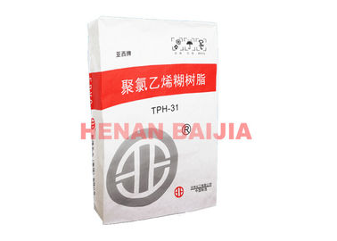 vida laboral larga blanca de la capacidad grande de la bolsa de papel de Brown Kraft de las bolsas de papel de la válvula de 25kg 50kg