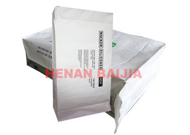 Relleno de alta velocidad fácil de abrir industrial de la parte inferior plana del cuadrado de las bolsas de papel de la válvula de PVSE