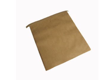 Color blanco de Brown del paquete del café de las bolsas de papel de Multiwall Kraft de la categoría alimenticia con el canalón