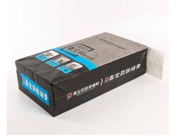 Las bolsas de papel 3 de Multiwall Kraft de la impresión de Flexo manejan 20kg 40kg Mouldproof a prueba de humedad