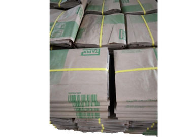 Flexo que imprime las bolsas de papel del césped de Multiwall de 2 capas biodegradables para la basura del jardín