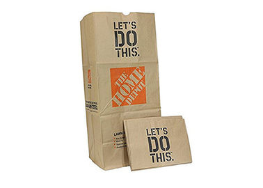 Bolsas de papel del césped de los restos de jardinería de Kraft 80g/M2 de la basura de la hoja