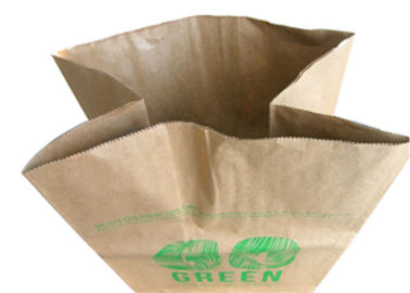 Brown Flexo biodegradable imprime los bolsos de papel de la basura