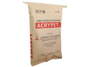 Empaquetado químico inferior cosido de la resina del Pvc del material 25kg de la bolsa de papel de Multiwall Kraft