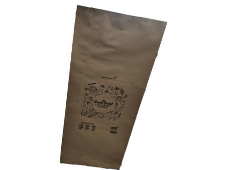 Logotipo personalizado Bolsas de papel de césped de 30 galones de gran capacidad