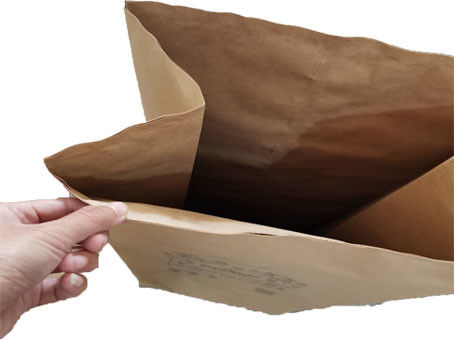 7 bolsas de papel de impresión de Multiwall de la basura de la cocina del color 80g/M2