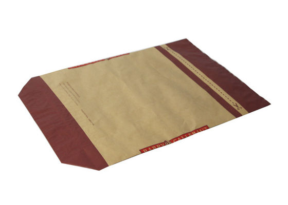 Bolsa de papel modificada para requisitos particulares de Logo Customized Capacity Square Bottom 1-4 capas