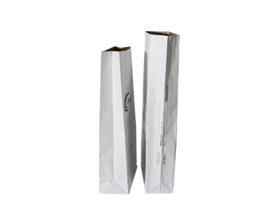 Bolsa de papel biodegradable de impresión de encargo inferior del cuadrado para el almidón de maíz de empaquetado