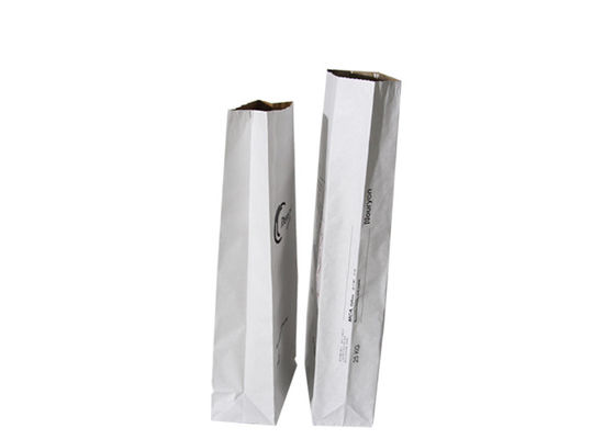 Bolsa de papel biodegradable inferior del cuadrado 70g/m2 Kraft para el almidón de maíz de empaquetado
